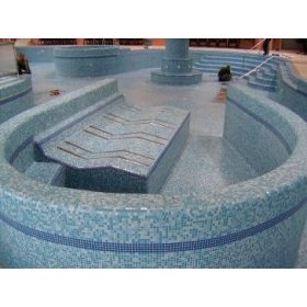 Pezsgőágy, AISI304, 2 x 60mm széles