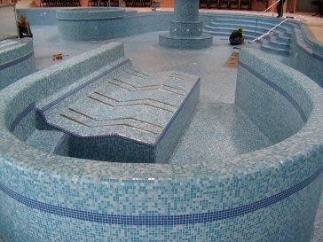 Pezsgőágy, AISI304, 2 x 60mm széles