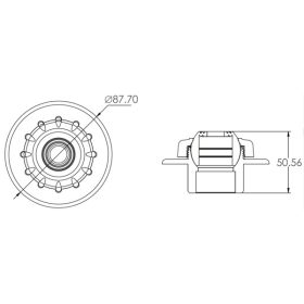 Befúvó betonos Premium D50