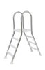 Kétágú rozsdamentes létra 5 + 5 fokos, 1,5m magasságig