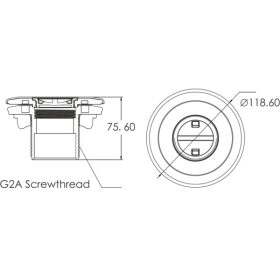 Porszívó csatlakozó fóliás Premium 2" KM