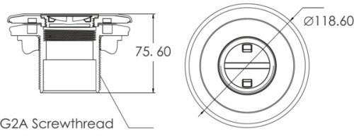 Porszívó csatlakozó fóliás Premium 2" KM
