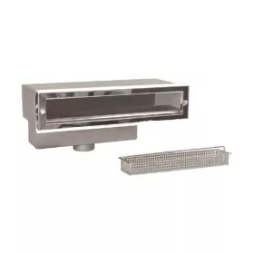 Szkimmer Inox betonos -Slim 450- AISI 316 KM2"