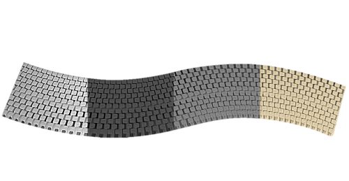 Túlfolyó rács flexibilis Square szürke 250mm