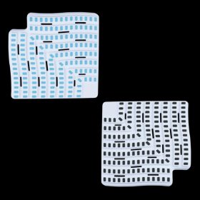 Túlfolyó sarok elem Square-TP 90º 245mm