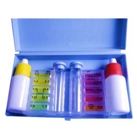 Vízelemző, folyadékos pH & FrCl/Br