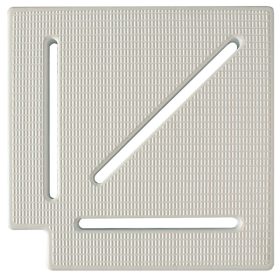 Túlfolyó sarok elem 90º 145mm