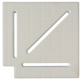 Túlfolyó sarok elem 90º 300mm