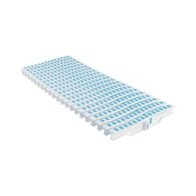 Túlfolyó rács egyenes kék 200mm