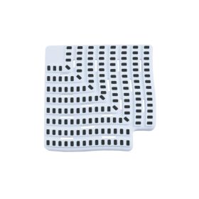 Túlfolyó sarok elem Antracit 90° 20cm