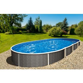 Azuro oval Rattan, kék 550 x 370 x 120m Azuro oval Rattan, kék 550 x 370 x 120m