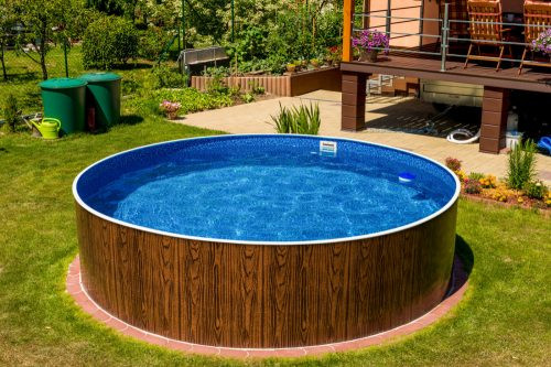 Azuro kör Wood, kék 460 x 120m
