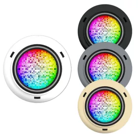 Reflektor MIDI-Clicker fóliás antracit SMD 72 RGB LED 8W