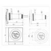 Spottie Reflektor uni. 1 White LED 7W/12V