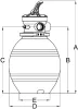 Basic Ø300mm 4m3/h Top 1 1/2"