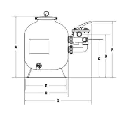 Neo Ø400mm 6m3/h Side 1 1/2"