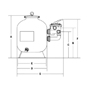 Neo Ø610mm 15m3/h Side 1 1/2"