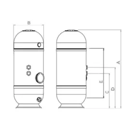 BARENT 1m Ø620 Side D75/D75