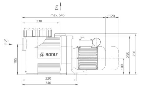BADU Prime 11, 1~, 0,45kW