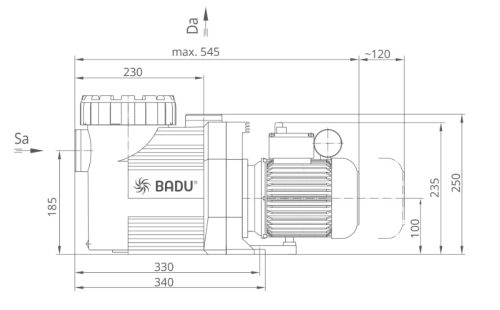 BADU Prime 15, 1~, 0,75kW