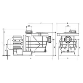 Streamer STRN 150M 24m3/h H=10m 1,5HP 230V