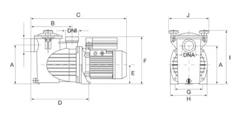OPTIMA 25T 4m3/h H=10m 0,25HP 400V