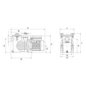 OPTIMA 50T 7m3/h H=10m 0,5HP 400V