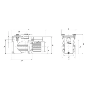 OPTIMA 75M 10m3/h H=10m 0,75HP 230V