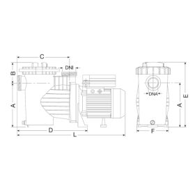 WINNER 50M 11,1m3/h H=10m 0,5HP 230V WINNER 50M 11,1m3/h H=10m 0,5HP 230V