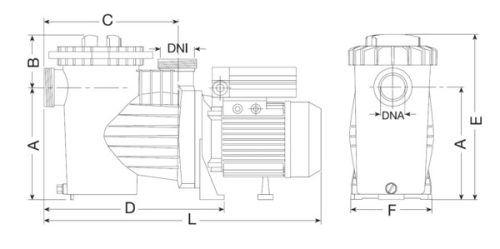 WINNER 300M 29m3/h H=10m 3,0HP 230V