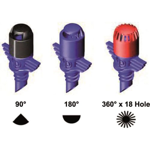 Állítható mikroszóró 0-4m-ig 90°, 50 db/csomag