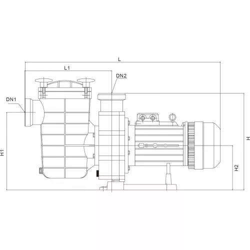 AQUAFILT 65m3/h H=8m 4HP 400V