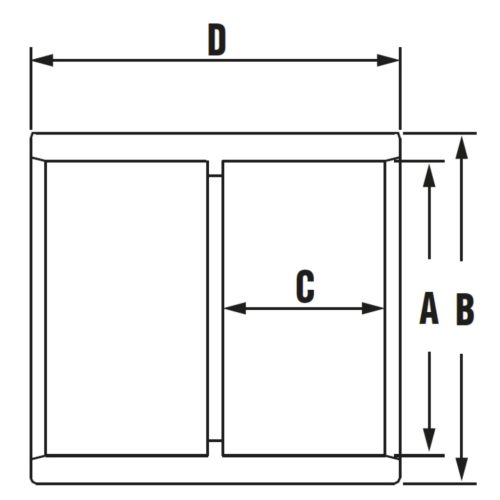 Toldó karmantyú D 040 PN16