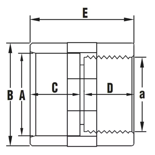 BM karmantyú D 090-3" PN 16