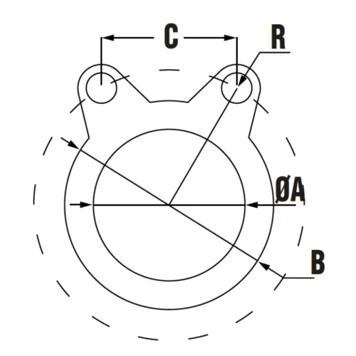 Lapos tömítés EVA D 063