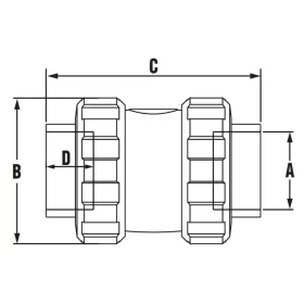 Visszacsapó szelep D 110 PN 16