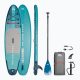 Beast (Aqua Splash) - Prémium All-around iSUP, 3.2m/15cm, karbon/üvegszálas hybrid PASTEL evezővel és spirális biztonsági bokapánttal