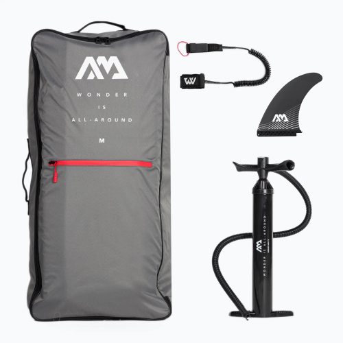 Beast (Aqua Splash) - Prémium All-around iSUP, 3.2m/15cm, karbon/üvegszálas hybrid PASTEL evezővel és spirális biztonsági bokapánttal