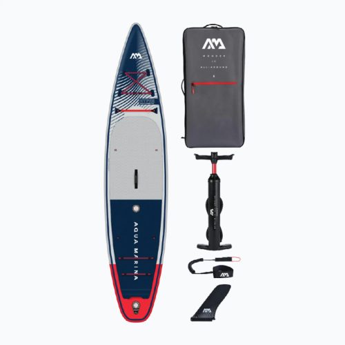 Hyper 12'6" (Navy) - Touring iSUP, 3.81m/15cm, spirális biztonsági bokapánttal