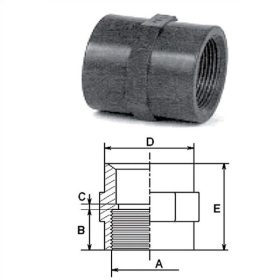 Belsőmenetes karmantyú D50CH Belsőmenetes karmantyú D50CH