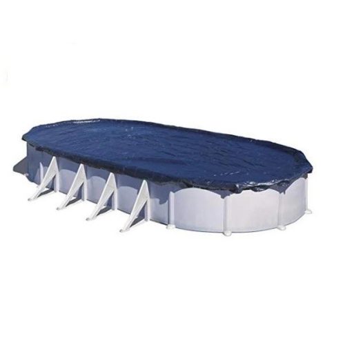 Téli takaró fólia 915x470cm -es fémpalástos medencére