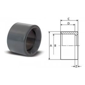 Rövid szűkítő D75/63 Rövid szűkítő D75/63