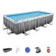 Bestway THASSOS medence szett (4,12 × 2,01 × 1,22 m)