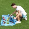 Bestway PANAMA nyolcszögletű fémvázas medence szett, 40-es UV szűrős árnyékolóval, beépített zuhannyal 244 × 51 cm