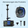 AQUAFORTE szökőkút UV-val és szűrővel 33watt
