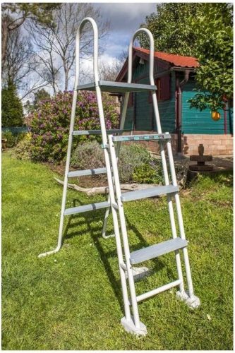 GRE 500 x 300 x 120 cm külső merevítő lábbal, grafit minta (komplett szett)