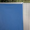 GRE 500 x 300 x 132 cm külső merevítő lábbal, fehér (komplett szett)