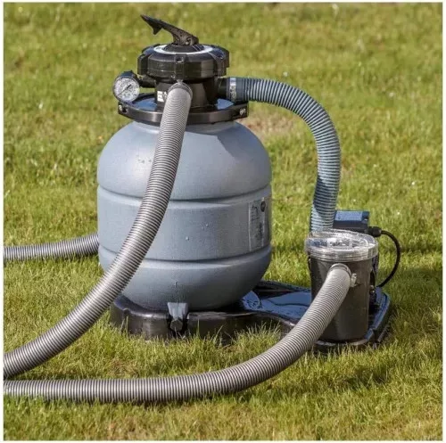 GRE 730 x 375 x 132 cm külső merevítő lábbal, fehér (komplett szett)