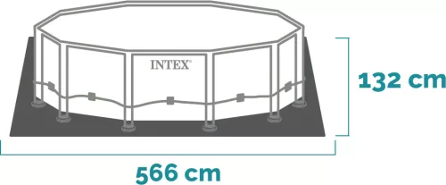 Intex Ultra XTR Frame csővázas medence szett 549 x 132 cm - homokszűrővel (26330)