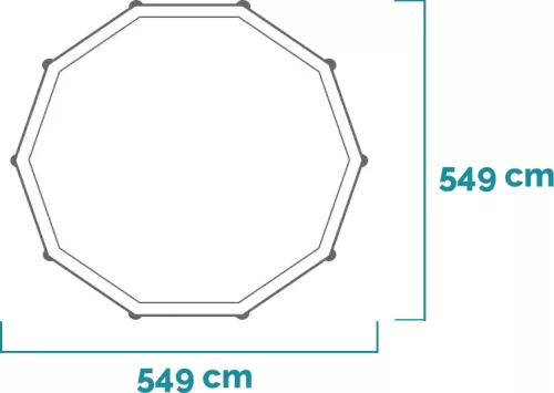 Intex Ultra XTR Frame csővázas medence szett 549 x 132 cm - homokszűrővel (26330)